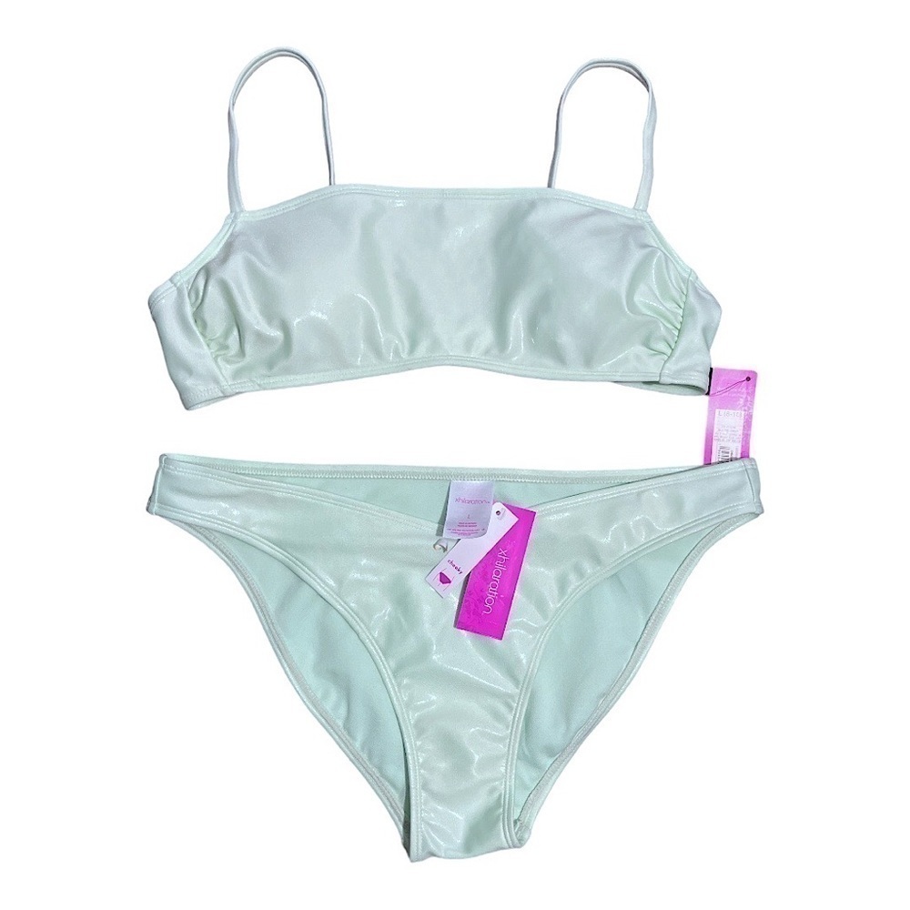 NWT 2-piece Light Green Swimsuit Size Large